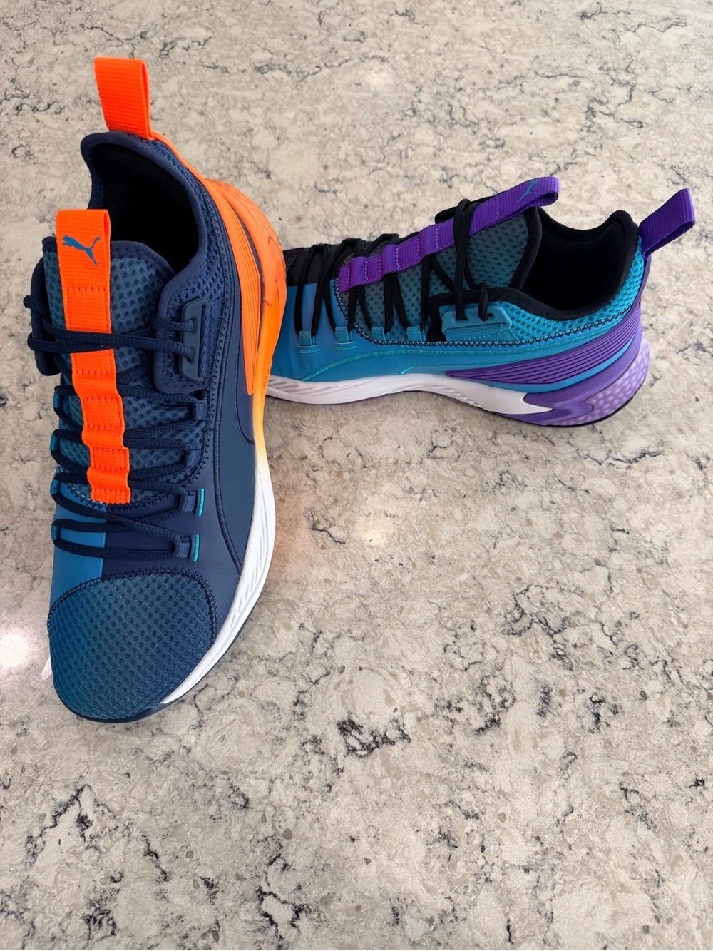 Size 10.5 Men’s - Puma Uproar Charlotte Purple & Orange - 192781-01